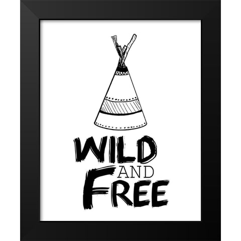 Adventure 1 Black Modern Wood Framed Art Print by Kimberly, Allen