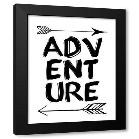 Adventure 2 Black Modern Wood Framed Art Print by Kimberly, Allen