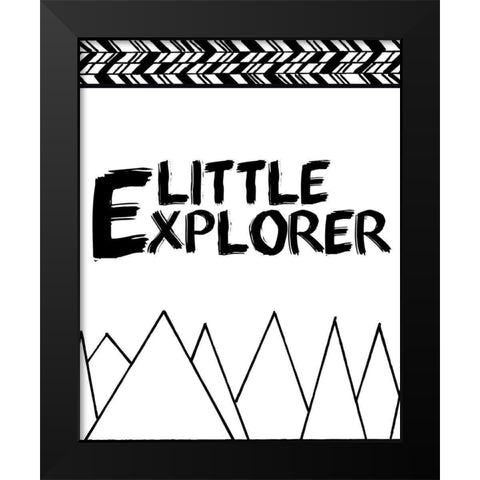 Adventure 3 Black Modern Wood Framed Art Print by Kimberly, Allen