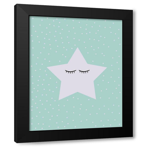 To the Cosmos 1 Black Modern Wood Framed Art Print with Double Matting by Kimberly, Allen