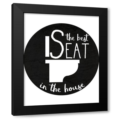 Best Seat Black Modern Wood Framed Art Print with Double Matting by Kimberly, Allen