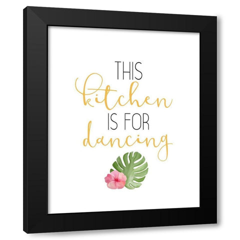 Be Sweet 3 Black Modern Wood Framed Art Print by Kimberly, Allen