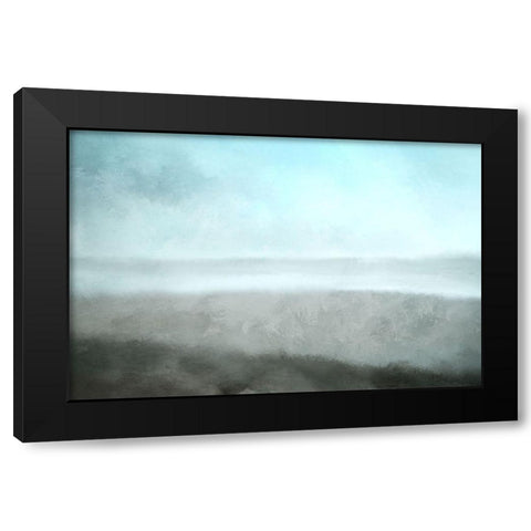 Beach at Dusk Black Modern Wood Framed Art Print by Kimberly, Allen