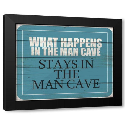 What Happens Black Modern Wood Framed Art Print with Double Matting by Kimberly, Allen
