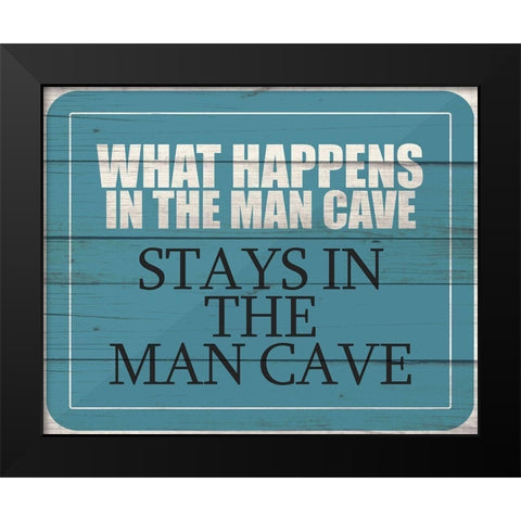 What Happens Black Modern Wood Framed Art Print by Kimberly, Allen