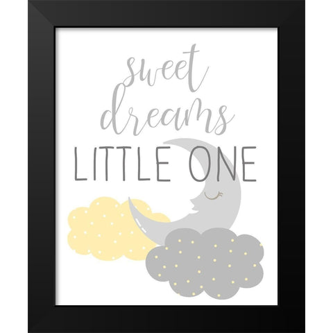 Little One 2 Black Modern Wood Framed Art Print by Allen, Kimberly