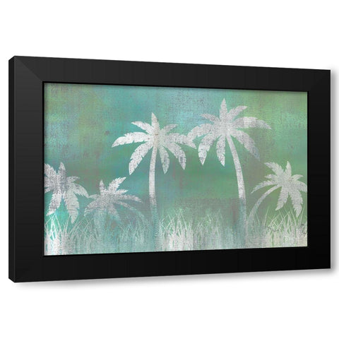 Palms Black Modern Wood Framed Art Print by Allen, Kimberly