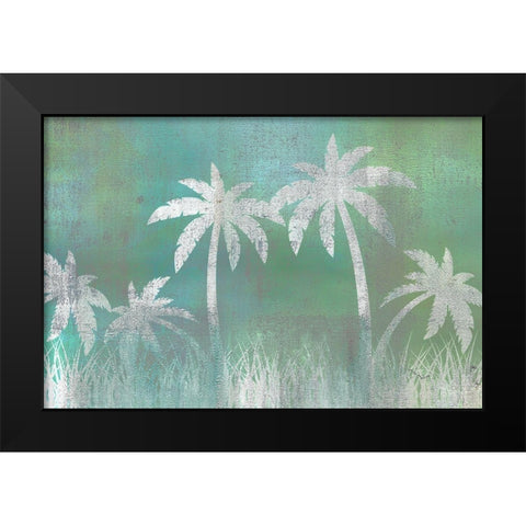 Palms Black Modern Wood Framed Art Print by Allen, Kimberly