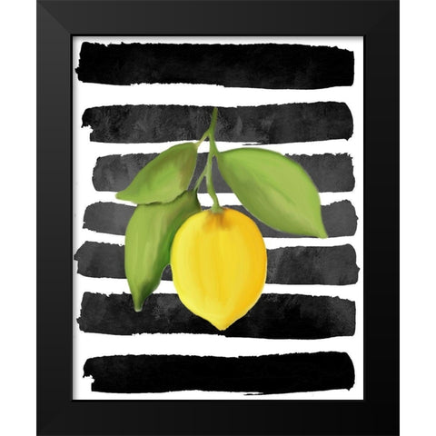 Fresh 2 Black Modern Wood Framed Art Print by Allen, Kimberly