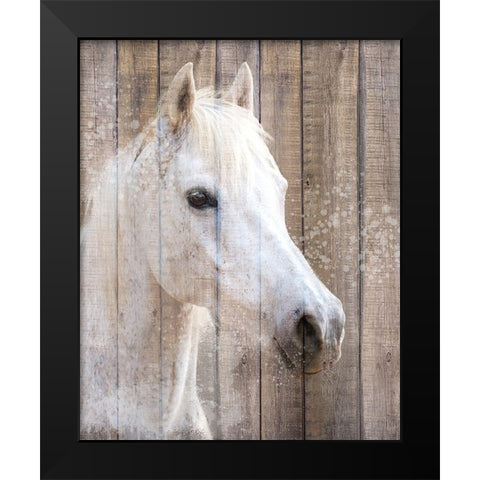 Painted White Black Modern Wood Framed Art Print by Allen, Kimberly