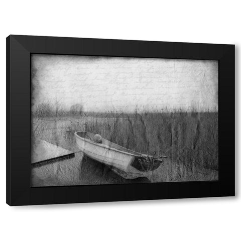 In the Mist Black Modern Wood Framed Art Print by Allen, Kimberly