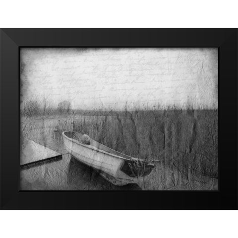 In the Mist Black Modern Wood Framed Art Print by Allen, Kimberly