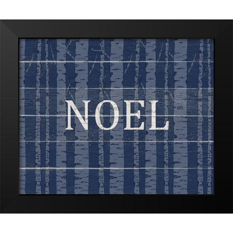 Noel Aspens Christmas Black Modern Wood Framed Art Print by Allen, Kimberly