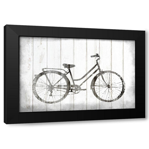 Vintage Bike v5 Black Modern Wood Framed Art Print by Allen, Kimberly