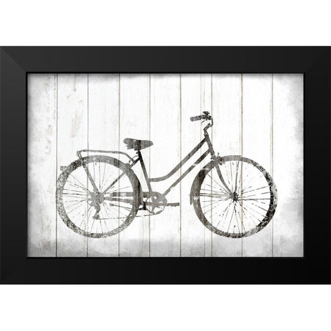 Vintage Bike v5 Black Modern Wood Framed Art Print by Allen, Kimberly