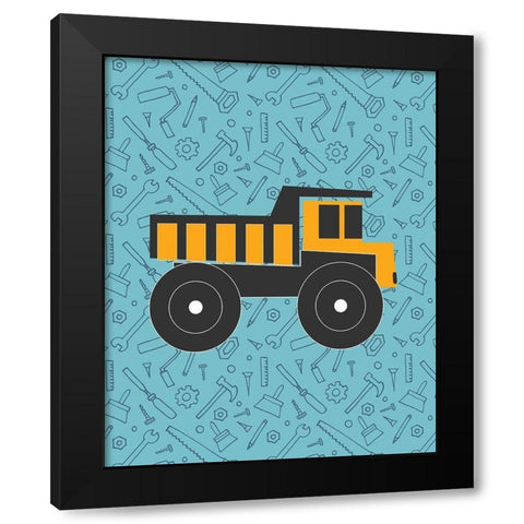 Build 1 Black Modern Wood Framed Art Print with Double Matting by Allen, Kimberly