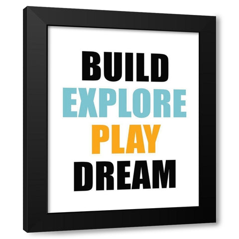 Build 2 Black Modern Wood Framed Art Print with Double Matting by Allen, Kimberly