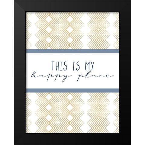 This Is Black Modern Wood Framed Art Print by Allen, Kimberly