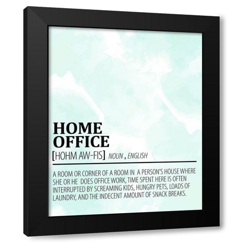 Home Office Black Modern Wood Framed Art Print with Double Matting by Allen, Kimberly