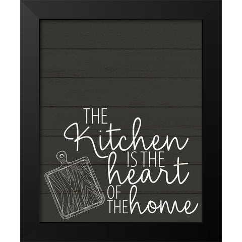 Heart of the Home Black Modern Wood Framed Art Print by Allen, Kimberly