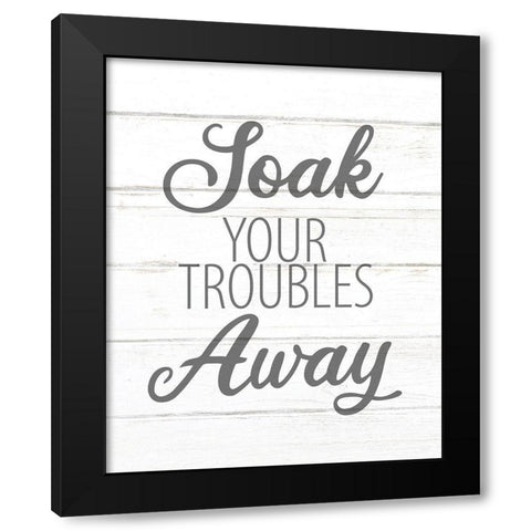 Soak Black Modern Wood Framed Art Print by Allen, Kimberly