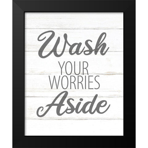Wash Black Modern Wood Framed Art Print by Allen, Kimberly