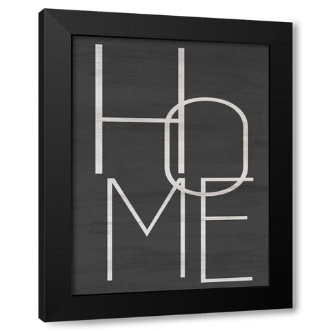 Home Black Modern Wood Framed Art Print with Double Matting by Allen, Kimberly