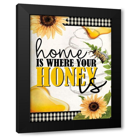 Bee Keeper 6 Black Modern Wood Framed Art Print with Double Matting by Allen, Kimberly