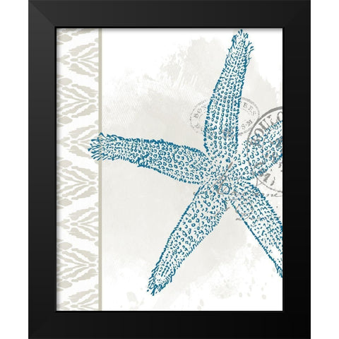 By the Sea 5 Black Modern Wood Framed Art Print by Allen, Kimberly
