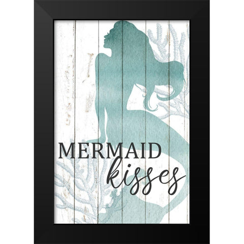 Mermaid Life 1 Black Modern Wood Framed Art Print by Allen, Kimberly