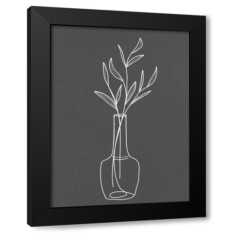 Modern Vase 2 Black Modern Wood Framed Art Print with Double Matting by Allen, Kimberly