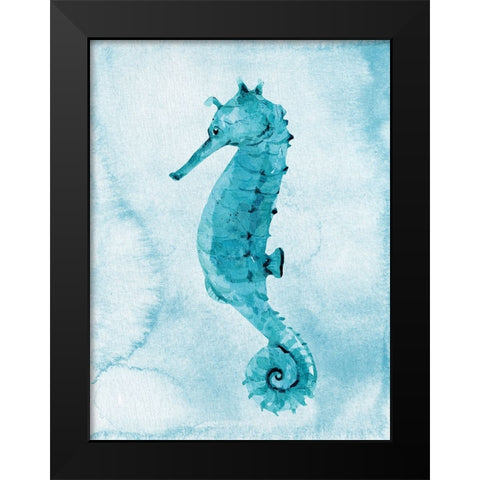 Bright Sea 1 Black Modern Wood Framed Art Print by Allen, Kimberly