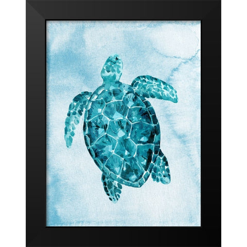 Bright Sea 2 Black Modern Wood Framed Art Print by Allen, Kimberly