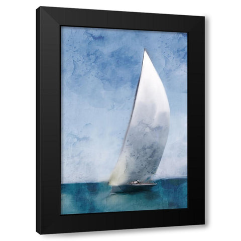 Out To Sail Black Modern Wood Framed Art Print with Double Matting by Allen, Kimberly