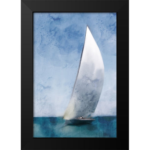 Out To Sail Black Modern Wood Framed Art Print by Allen, Kimberly