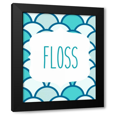 Ocean Waves 4 Black Modern Wood Framed Art Print with Double Matting by Allen, Kimberly