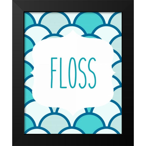 Ocean Waves 4 Black Modern Wood Framed Art Print by Allen, Kimberly