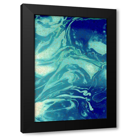 Cosmic A Black Modern Wood Framed Art Print with Double Matting by Allen, Kimberly