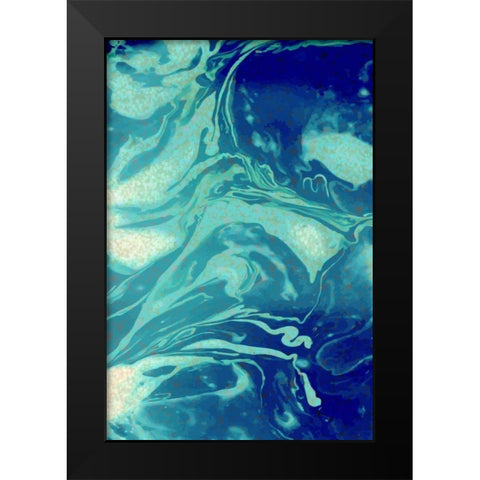Cosmic A Black Modern Wood Framed Art Print by Allen, Kimberly