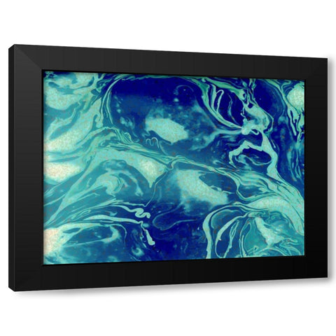 Cosmic Black Modern Wood Framed Art Print by Allen, Kimberly