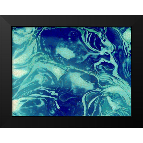 Cosmic Black Modern Wood Framed Art Print by Allen, Kimberly