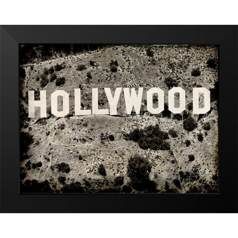 Hollywood Black Modern Wood Framed Art Print by Kimberly, Allen