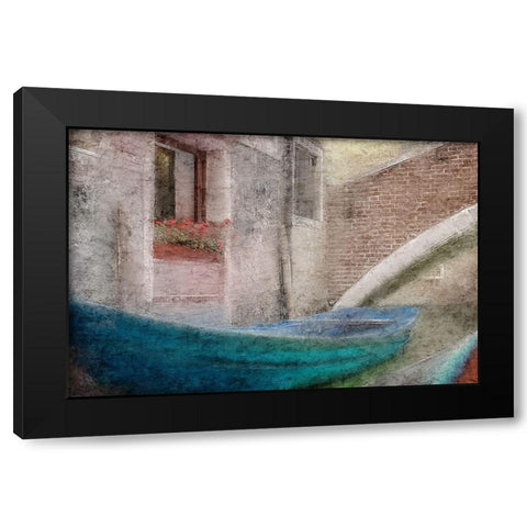 On the Gondola Black Modern Wood Framed Art Print by Kimberly, Allen