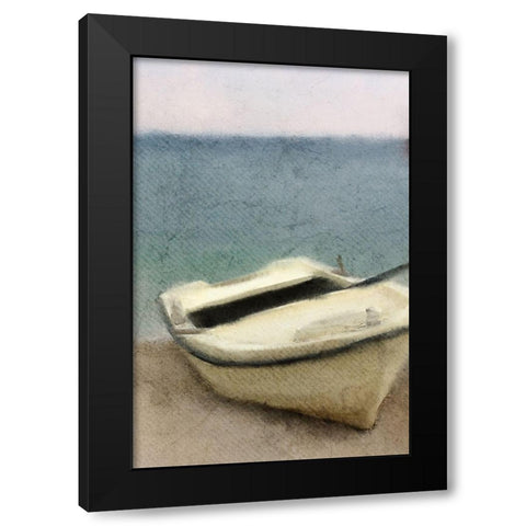 Sea Breeze Black Modern Wood Framed Art Print by Kimberly, Allen