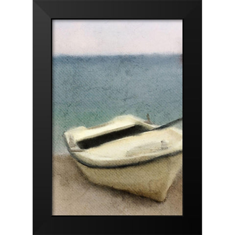 Sea Breeze Black Modern Wood Framed Art Print by Kimberly, Allen