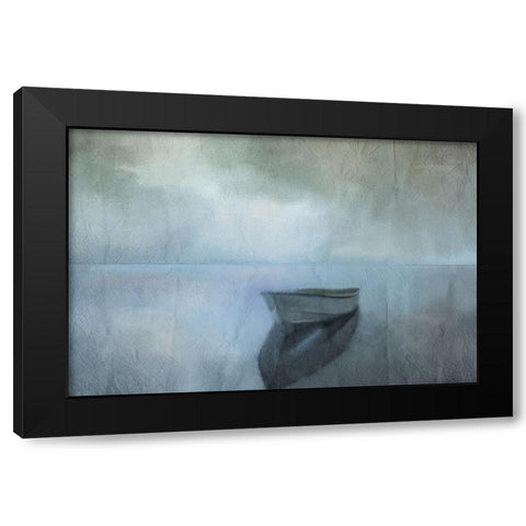 Morning Row Black Modern Wood Framed Art Print with Double Matting by Kimberly, Allen
