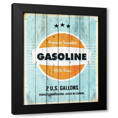 Gasoline Black Modern Wood Framed Art Print with Double Matting by Kimberly, Allen