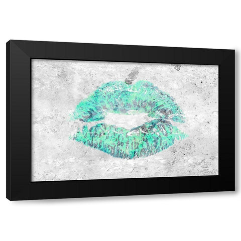 Shades of Lipstick 1 Black Modern Wood Framed Art Print by Kimberly, Allen