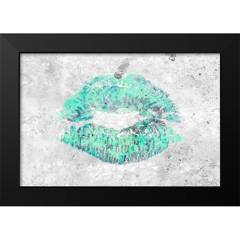 Shades of Lipstick 1 Black Modern Wood Framed Art Print by Kimberly, Allen