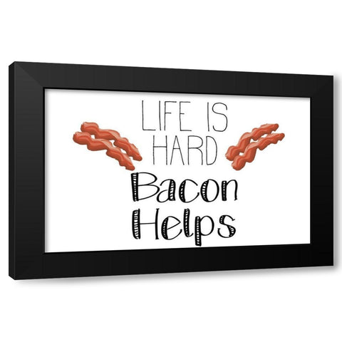 Good Morning 2 Black Modern Wood Framed Art Print with Double Matting by Kimberly, Allen